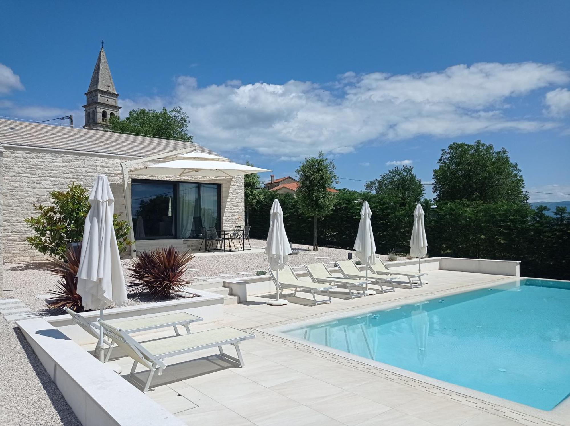 Terra Histria - Boutique Stone House Villa Oprtalj ภายนอก รูปภาพ